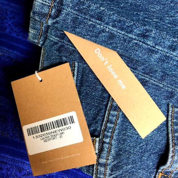 NWT Reformation Jeans- Liza High Rise- Size 30 - Picture 8 of 9